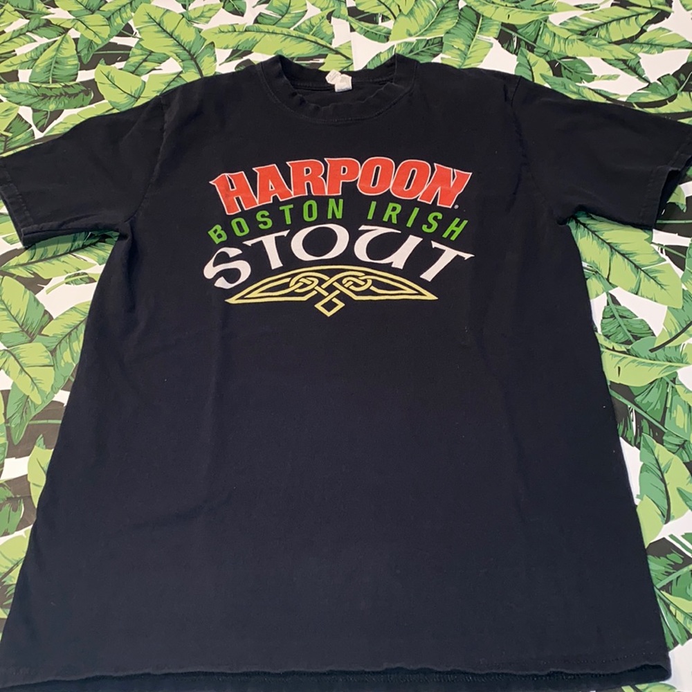 Harpoon Boston Irish Stout T-Shirt Size Medium